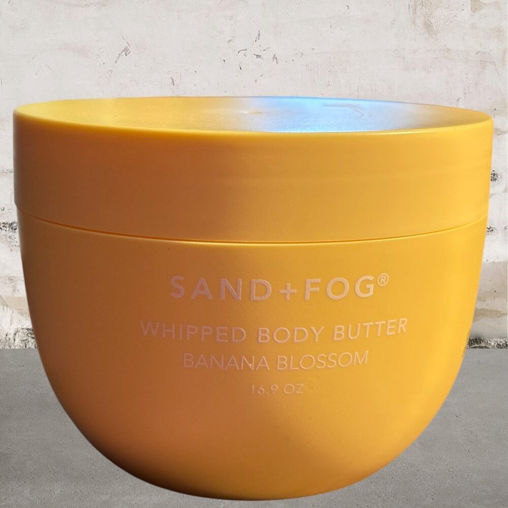 Sand + Fog Banana Blossom 16.9 oz Whipped Body Butter NEW